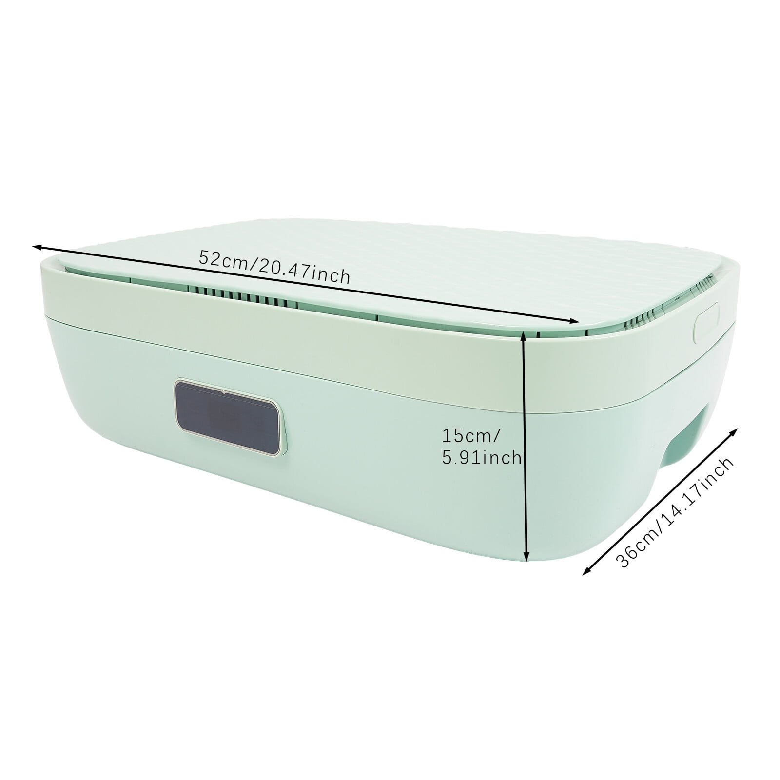 Folding Clothes Dryer, Portable 20.47x14.17x5.9in Compact Design with Wheels, 360° Hot Air Circulation, Ideal for Travel and Small Spaces