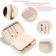 thumbnail image 3 of Thanksgiving Leaves Velvet Portable Storage Box with Removable Compartment: Display Case, Jewelry Box, and Jewelry Stand - Gift, 3 of 7