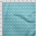 thumbnail image 4 of oneOone Polyester Spandex Light Blue Fabric Asian Ikat Craft Projects Decor Fabric Printed By The Yard 56 Inch Wide, 4 of 4
