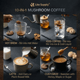 thumbnail image 5 of Lite Supply Organic Instant 9 in 1 Mushroom Coffee Powder, 200g Premium Arabica Coffee with Lion’s Mane, Chaga, Reishi & More, 5 of 8