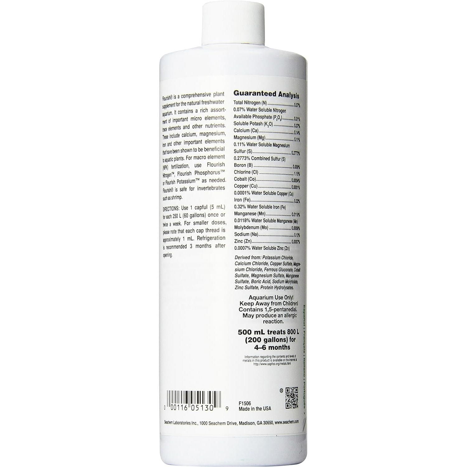 Seachem Flourish Comprehensive Supplement. 8.5 fl oz