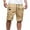 Khaki, variant on Akafmk Summer Cargo Shorts for Men Casual Work Shorts Relaxed Loose Fitting Outdoor Hiking Fishing Shorts with Multi Pockets, Sizes S-3XL
