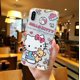 thumbnail image 1 of Funda de TPU suave transparente Hello Kitty para IPhone 15 14 13 12 11 Pro Max X XS XR 8 7 Plus funda trasera con cojín de aire a prueba de golpes, 1 of 4