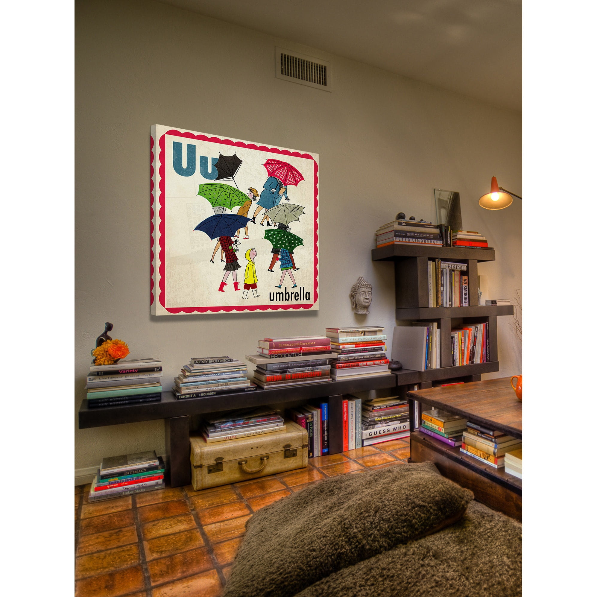 Marmont Hill "Umbrella" by Curtis Painting Print on Canvas