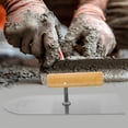 thumbnail image 4 of LOLIPPYY Plastering Trowel Steel Wood 2Pcs 9.6X3.4X2.8In, 4 of 10