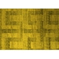 thumbnail image 1 of Ahgly Company Indoor Rectangle Abstract Yellow Modern Area Rugs, 2' x 3', 1 of 4