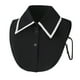thumbnail image 1 of Cuello desmontable en blanco y negro para vestidos y tops de mujer, 1 of 2
