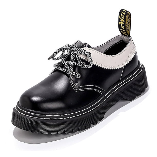 Nuevas botas Martin de moda para hombre y mujer, zapatos casuales de cuero para hombre, botas para pareja, zapatos de cuero pequeños para mujer, talla 35-46
