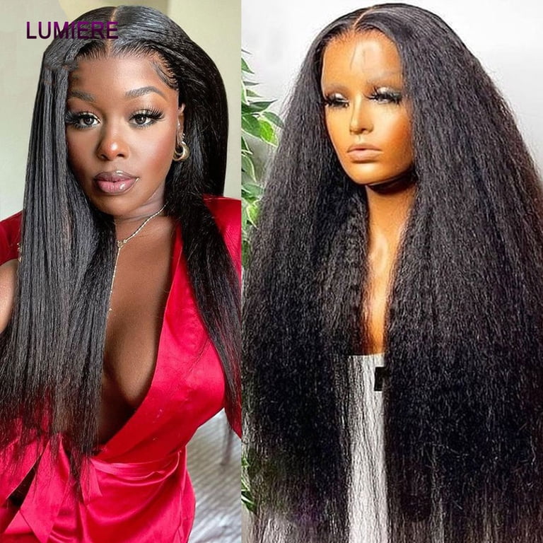 Lumiere Brazilian Kinky Straight Lace Closure Human Hair  display picture 2