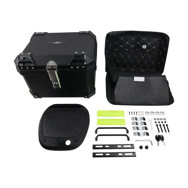 CAJA TRASERA TOPCASE NEGRA 45 LITROS RODA