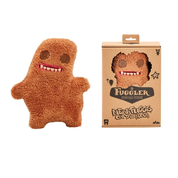 HIXOWIA Fuggler Funny Ugly Monster Street Fugg, 9" Fugglers Plush Toys Collectible Sir Splodge, Soft Plushies Stuffed Animal Fuggler with Teeth Birthday Halloween Christmas Gifts for Kids 4+