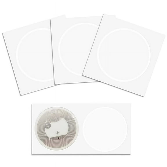 ! 100Pcs NFC Ntag216 Sticker Tags 216 Tag Cards 13.56Mhz Stickers 888 Bytes Memory