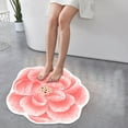 thumbnail image 3 of Abstract Floral Area Rug Floor Mat Oriental Design Carpet For Bedroom Living Room Low Pile Washable Runner For Closet Entryway Coffee Table Rug for Dorm Room Decorative Blankets And Throws Hand, 3 of 4