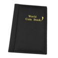 thumbnail image 1 of Matsuzay 120 Coin Holder Collector Storage Money Book PU Album Pocket Leather  Almacenamiento y organización del hogar Negro, 1 of 1