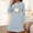 #0206-Light Blue, variant on Puyaiuu Lace Bow Ghost Floral Wreath Graphic Soft Loose Womens Crew Neck Long Sleeve Halloween Lounge Night Dress Hot Pink L Gift