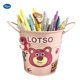 thumbnail image 4 of Disney Lotso Pooh animation peripheral creative cute home dormitorio pincel de maquillaje Papelería para estudiantes almacenamiento mini Cubo de hierro pequeño, 4 of 5
