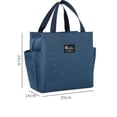 thumbnail image 5 of Lunch Bag Lunch Box for Women & Men, Large Capacity Insulated Lunch Bag for Adult, Leakproof Reusable Lunch Tote Bags for Work/Office/Travel/Picnic Black, 5 of 6