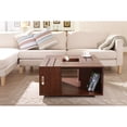 thumbnail image 2 of Bowery Hill Table Basse Carrée en Noyer Vintage, 2 of 4