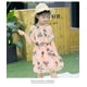 thumbnail image 3 of Vestido de gasa sin mangas con estampado de piña para niñas pequeñas, 3 of 4