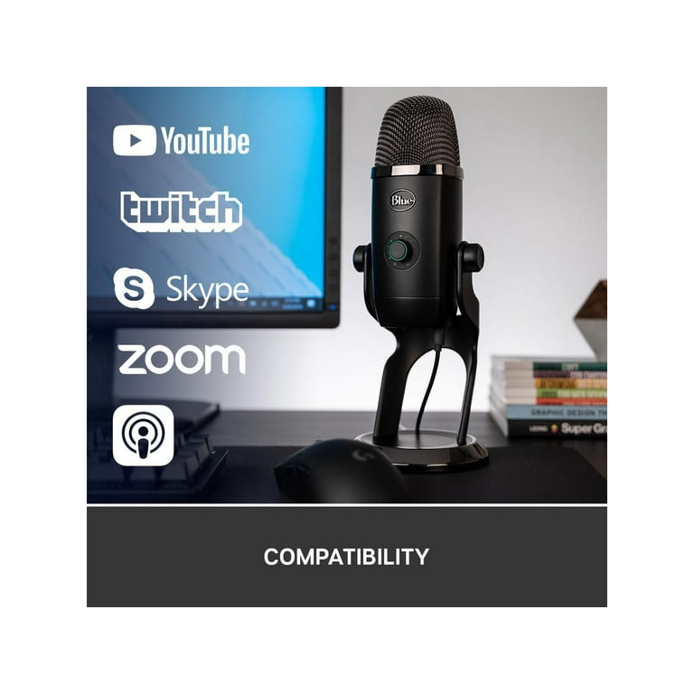 Blue Yeti X Pro USB Condenser Mic for PC & Mac - Gaming Blue Yeti X Pro USB Condenser Mic for PC & Mac - Gaming