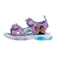 thumbnail image 3 of Disney Frozen II Girls Hook & Loop Girls Open Toe Toddler Sport Sandals - Lilac Blue, 6, 3 of 7
