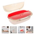 thumbnail image 2 of EeaseCA 1pc Microwave Oven Steaming Box High Temperature Resistance Steamer Cooking Tool, 2 of 7