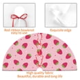thumbnail image 4 of Yiaed Strawberries Print Christmas Tree Skirt , Tree SkirtsTree Mat for Christmas Winter Holiday Indoor Decorations-36", 4 of 7