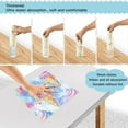 thumbnail image 3 of Yayeee 6 Pack Kitchen Dish Cloths Set for Washing Soft Drying Absorbent Microfiber Towels, Watercolor Ice Cream Pattern, 3 of 9
