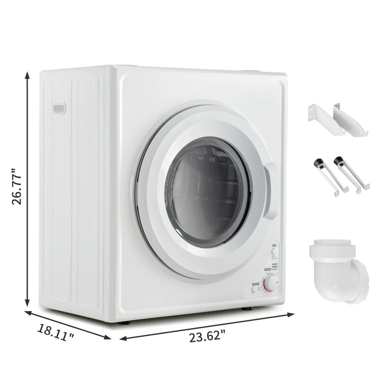 Zimtown Electric Compact Portable Household Clothes Dryer 2.6CUFT