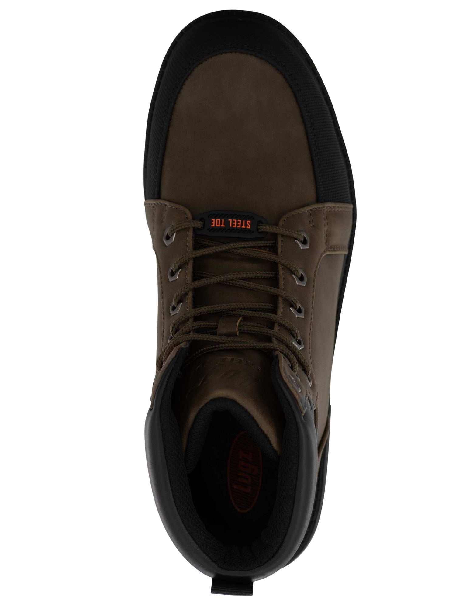Lugz Work Men's Steel Toe Water Resistant Fortress Work Boots, Wide Available