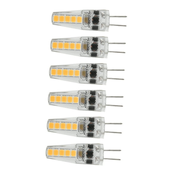 G4 Bi,Pin LED Bulbs , 2W, 2700K, 50000 Hour Life, No Flicker, Buzzing