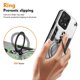thumbnail image 3 of For Motorola Edge 50 Pro 5G Case Rotatable Kickstand PC TPU Drop Protection Phone Cover - Black, 3 of 5