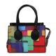 thumbnail image 2 of Bolsa de hombro de cuero para mujer bandolera cuadrada de colores Ehuebsd geométricos a la moda, 2 of 9