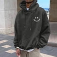 thumbnail image 3 of WILLBEST Sudaderas con Capucha para Hombre, Sudaderas Informales De Manga Larga De Gran Tamaño con Estampados Delanteros y Traseros para Uso Diario En Otoño e Invierno Grande, 3 of 5