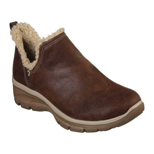 skechers relaxed fit easy going high zip women's ankle boots