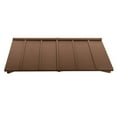 thumbnail image 3 of Awntech 5.67 Ft Houstonian Standing Seam Metal Fixed Awning Canopy (68in x 24in x 24in), Copper, 3 of 4