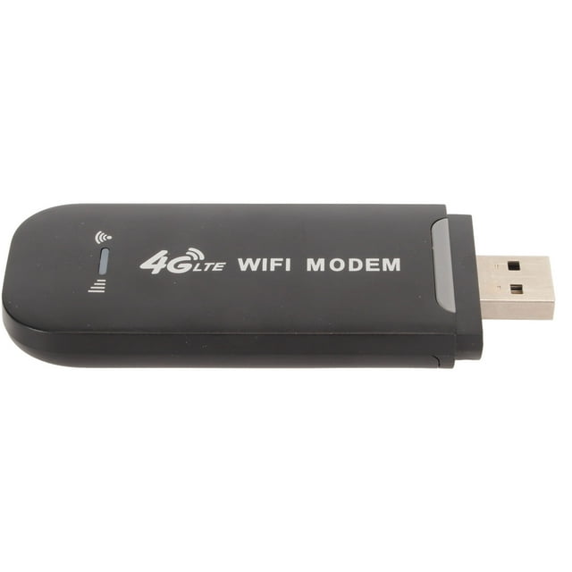 4G LTE WiFi Modem Wireless LTE Router 150Mbps Portable SIM Card Slot USB Plug and Play for 10 Devices with WPA2 Encryption for Europe Asia Africa Middle East