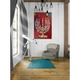 thumbnail image 5 of Epic Graffiti 'Colorful Menorah' by Linda Woods, Canvas Wall Art, 26"x40", 5 of 5