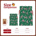 thumbnail image 3 of Rocae Tropical Leopard for Christmas Drawstring Linen Gift Bag with Drawstrings Treat Bag Goody Present Bags for Christmas Party Favor-Small, 3 of 9