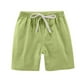 thumbnail image 4 of Odeerbi 2-13 Años Para Niños Niñas 2 Pcs Summer Cotton Linen Shorts Entrenamiento de Deportes Deportivos Atletismo Shorts Sólidos de Color Sólido, 4 of 8