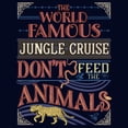 thumbnail image 2 of Junior's Jungle Cruise World Famous Retro Logo  Graphic Tee Navy Blue Small, 2 of 3