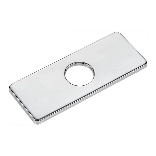 Single Hole Faucet Sink Base Stainless Steel Faucet Decorative Plate Tap Cover Deck Plate Faucet
