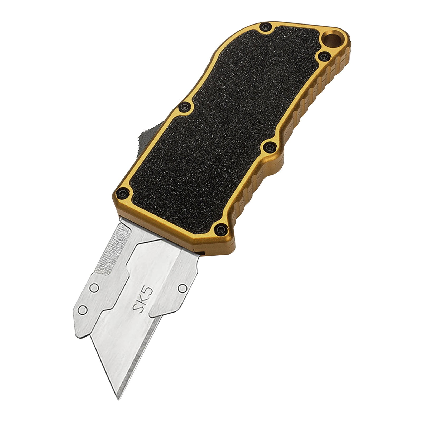 Aviation Aluminum Utility Knife, Titanium Utility Knife, Aviation Utility Knife Retractable Replaceable Heavy Duty Box