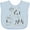 AE-Light Blue, variant on Inktastic Ski Bum Boys or Girls Baby Bib