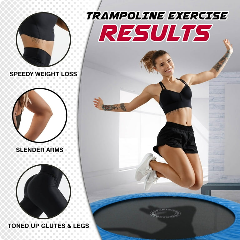 Indoor Trampoline Mini Trampoline Workouts Weight Loss TruJump 40