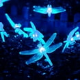 thumbnail image 5 of Dragonfly Solar String Lights, Dragonfly Lights 6M 30 LED Dragonfly Outdoor Lights Waterproof for Garden, 5 of 6