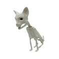 thumbnail image 1 of Figura de esqueleto de animal de Halloween, adorno de escritorio creativo y espeluznante, decoración para el hogar Gato de algalia, 1 of 9