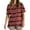Orange womens tops, variant on pimelu Womens Tops Womens Shirts Loose Fit Side Slit Irregular Swing Hem Shirts Summer Fashion Striped Print Tee Tops Girls Crewneck Short Sleeve Tunic Top