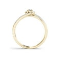 thumbnail image 3 of 1/5 Carat T.W. Diamond Bypass Halo 10kt Yellow Gold Engagement Ring, 3 of 5