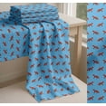 thumbnail image 6 of Soimoi Blue Cotton Poplin Fabric Fox Animal Print Fabric by the Yard 56 Inch Wide, 6 of 7